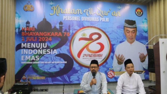 Divisi Humas Polri Gelar Khataman Al-Quran