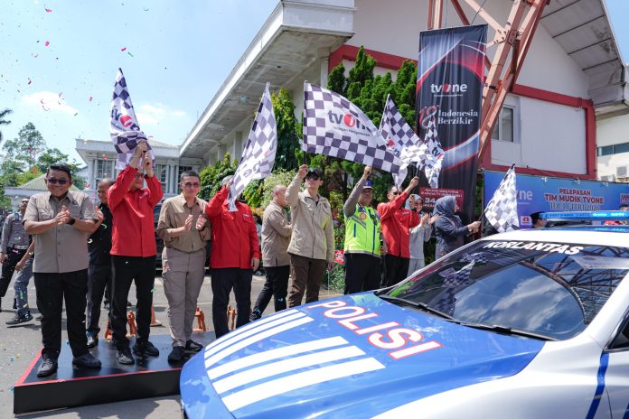 Kakorlantas Polri menghadiri pelepasan Tim Mudik TV One