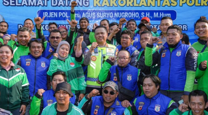 kemitraan keselamatan antara polantas dan komunitas ojol