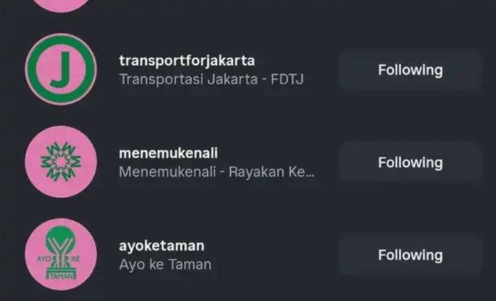 cara membuat foto profil pink hijau