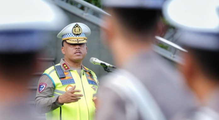 siaga penuh korps lalu lintas saat libur kenaikan yesus kristus
